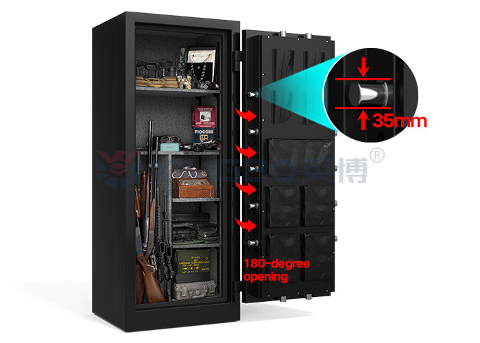 Firearm Protection Solid Steel Gun Safe Box For Secure Storage