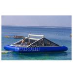 Kids And Adults Giant Water Inflatable Volleyball Court With Trampoline