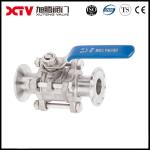 Xtv 3PC 3/4 Inch Stainless Steel Butt Weld Ball Valve Made in for Thread End to