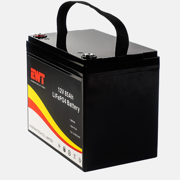 12V Lithium Iron Phosphate Battery IFR32700 12.8V 85Ah Lithium ion LFP Battery Pack for SOLAR POWER