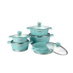 Wholesale 10 Pieces Cooking Pot Set Induction Non Stick Cookware Set Aluminium