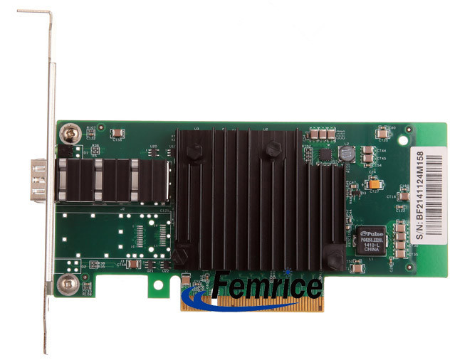 Femrice 10G 1 Port PCI Express x8 Interface Server Adapter SFP+ Fiber Optic Network Interface Card INTEL 82599 Chipset
