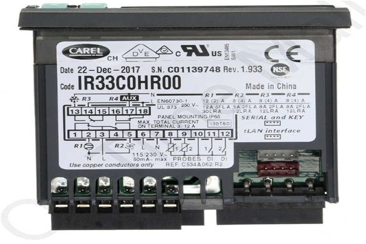 SGS 230Vac Temperature Controller Cable Sensing Line Carel NTC030HP00