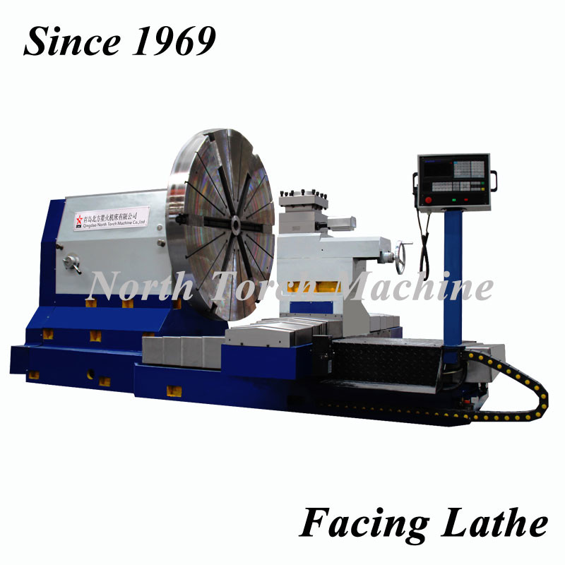Metal Horizontal Lathe Machine , 32T 45T Flange Cnc Turning Lathe Machine