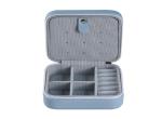 Faux Leather Travel Small Jewelry Gift Box Customized For Rings Earrings