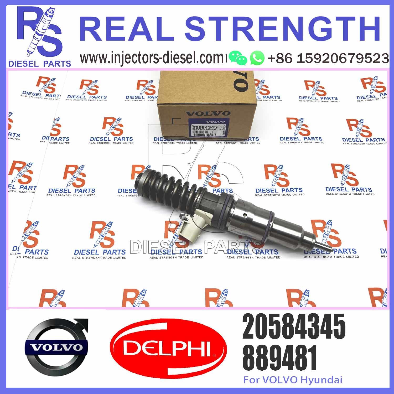 Fuel Injector Assembly 21371672 20972225 21340611 85003263 20584345 for V-O-L-V Truck Penta D13A MD13 EC360 EC380 FM400 F
