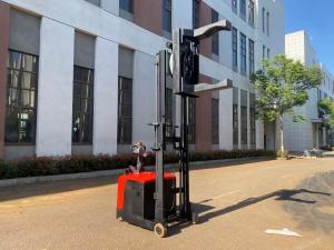 Quality 1 Ton Electric Walkie Counterbalance Stacker With Smart Charger wholesale