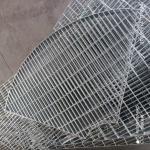 Hot Dip Galvanized Carbon Steel Metal Grating Customized Special Shaped