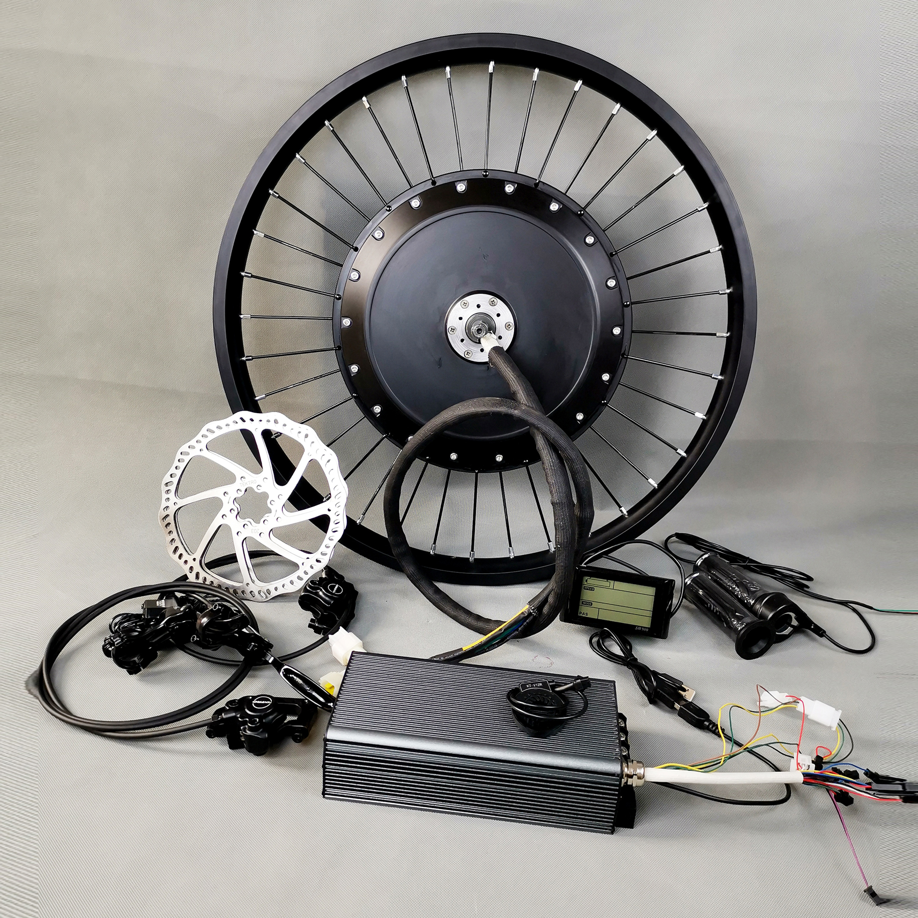 Hot sale 48V 2000W electric bicycle conversion kit e-bike lcd display