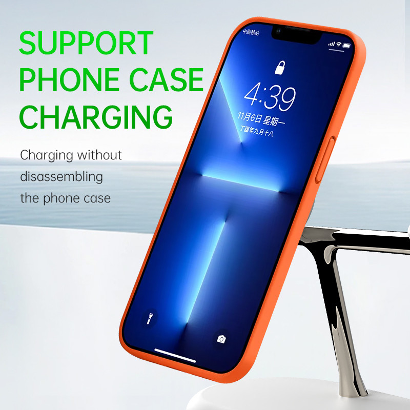 T256 All In One Wireless Charger Compatible with Samsung and Apple Working Frequency 110-205KHz Input 12V/2.5A