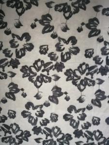 Quality Black Delicate Corded 3D Floral Lace Fabric Embroidered Bridal Fabric wholesale