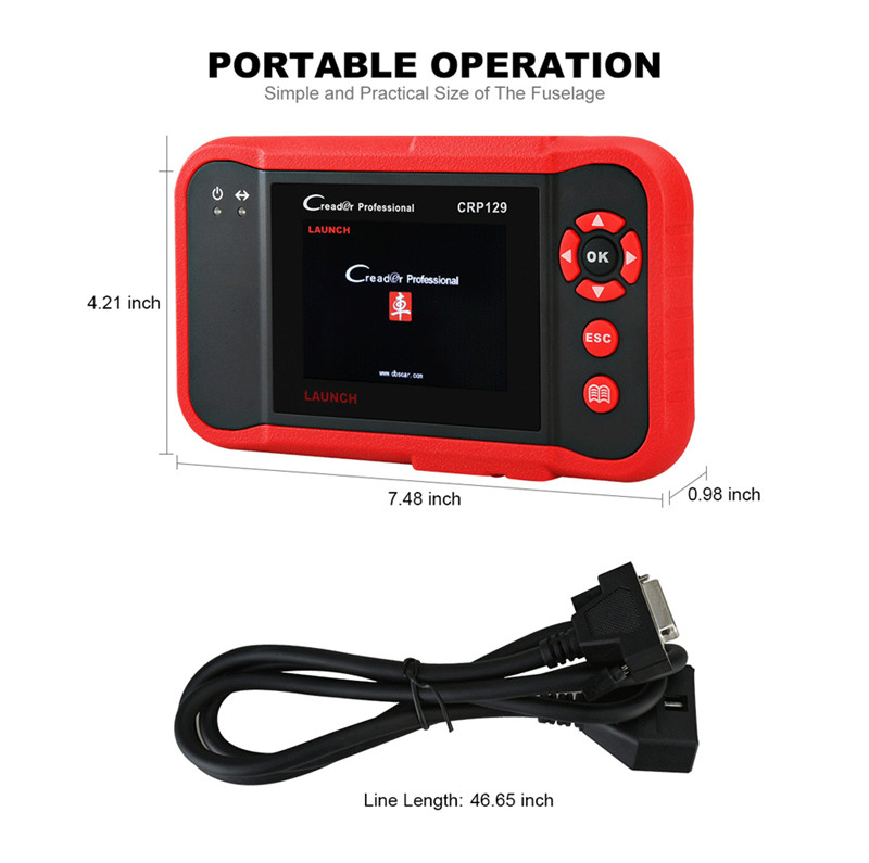 Engine Analyzer Launch X431 Master Scanner CRP129 Auto Code Reader Scan Tool