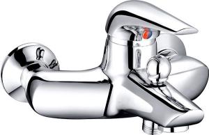 Quality Laser Logo Polished Home Depot Shower Faucets / Single Handle Bathroom Faucet wholesale