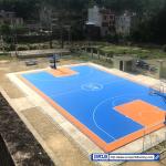 UV Resistant Properties Badminton PU Sports Flooring good color fastness