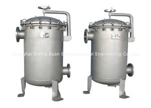 Quality Inline Bottom Carbon Steel Multi Bag Filter Housing 150PSI wholesale