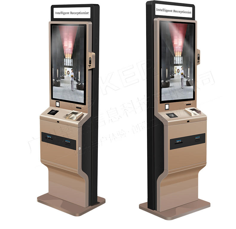 Intel Core I3 Dual Core Hotel Multifunction Self Service Check In And Check Out Terminal smart hotel