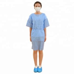Quality Medical Pp Nonwoven Patient Disposable Isolation Gowns wholesale