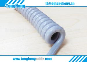 Quality Popular Gray Sheathed Electrical Industrial Customized Spring Cable wholesale