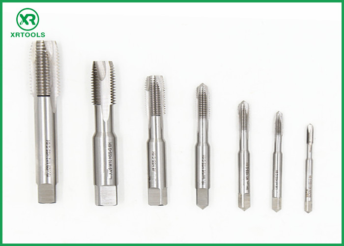 2 Flat Ends Straight Flute Tap , Fully Ground Straight Pipe Tap ISO529 Standard