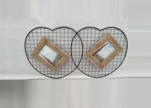 Quality Customized Carving Wooden Heart Shaped Photo Frame wholesale