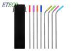 Birthday Party Stainless Steel Reusable Straws Cold Beverage Drinking