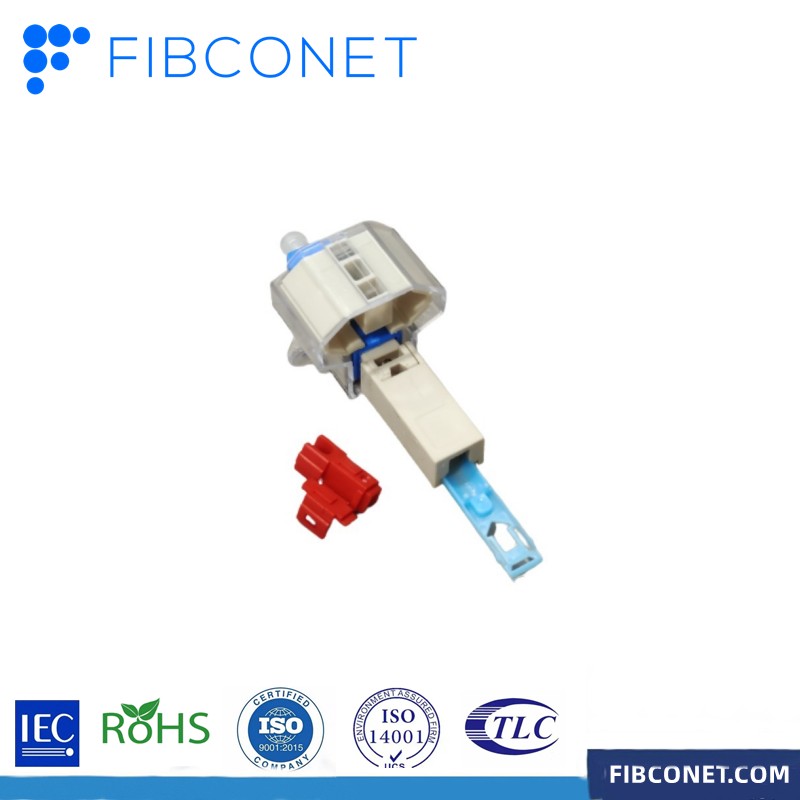 SC/APC Fiber Optic Fast Connector for Single Mode Fiber Temperature Range -20°C to 80°C