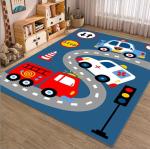 Cartoon Number Grid Carpets For Living Room Children Playroom 120*160cm