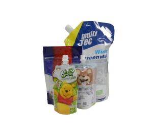 Quality LLDPE PET AL Aluminum Foil Spout Pouch Bags High Barrier For Liquid Packaging wholesale