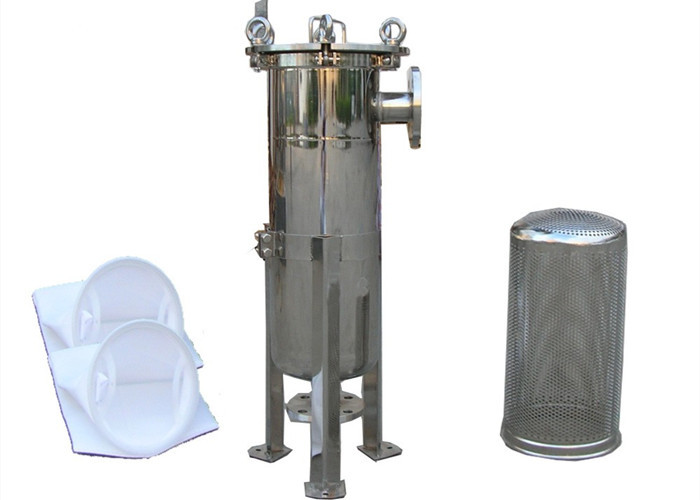 High Flow Pressure Liquid Filter Housings 0.5Mpa Pressure 3.8L Volume 18m3/H Capacity