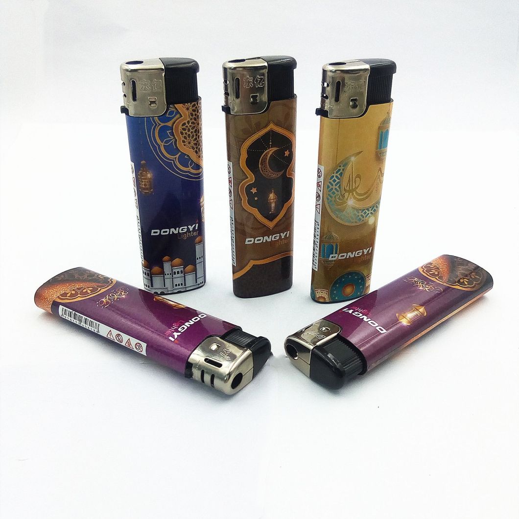 Dongyi Custom Fashion Best Quality EUR Standard Plastic Electric Lighter Dy- 818