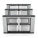304 Stainless Steel Automated Turnstile Security Gate Smart Card Reader