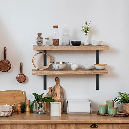 Store Display Shelf Brackets Black L Shelf Bracket for Wooden Furniture Bed Chairs