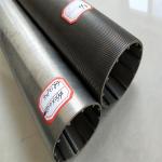 Pure Round 316L Wire Wrapped Johnson Screen Tube diameter 33-300mm for Juice and