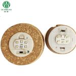 Wholesale Custom Size Natural Bulb Cork Stopper Cork Lids