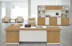 Quality Luxury 2.8m big boss office table furniture in warehouse wholesale