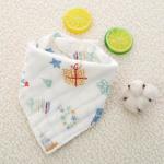Plant Printing Baby Feeding Cloth , Infant Baby Bibs Premium Cotton