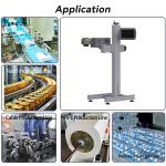 20W 30W 50W 100W Fiber Laser Marking Machine For Printing On Metal / Aluminum