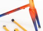 Vivid Patterns Cool Cycling Stickers , Road Bike Frame Decals Water Resistance