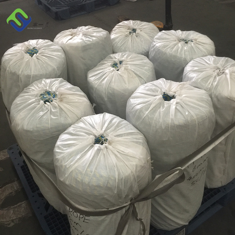 High Strength White 8 Strands Polypropylene Rope PP Mooring Rope