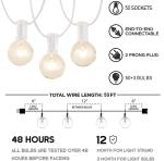 G40 52ft Garden Decoration Lights