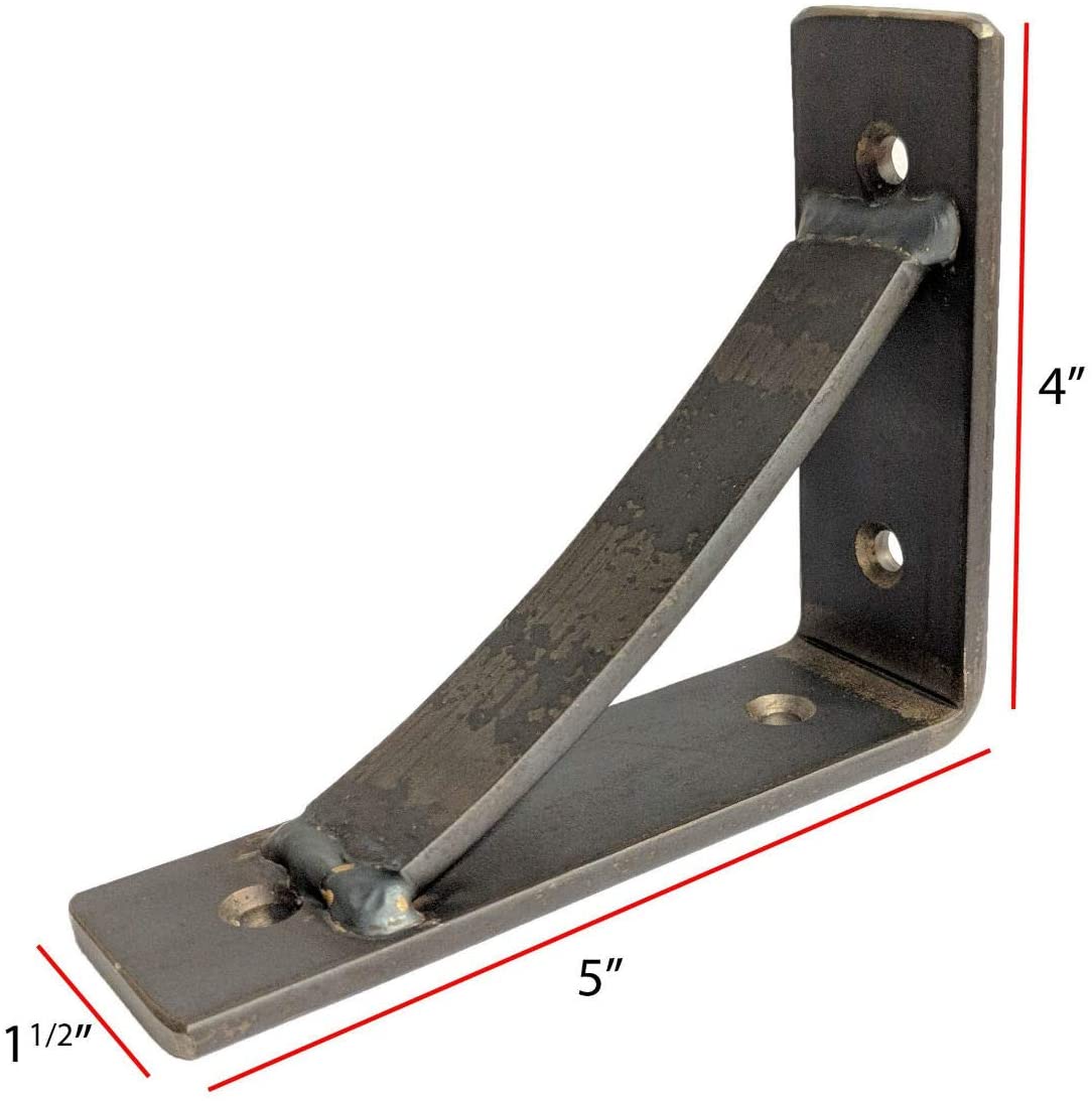 Hand Welded Steel Bracket Nonstandard Countertop Support Bracket for Fireplace Mantel