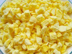 Quality Nutritious Freeze Dried Fruit , Freeze Dried Pineapple Raw Fruit Flavour wholesale