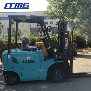 Quality Ltmg 4 Wheel Electric Forklift Truck Low Running Cost With LED Lamp And 450ah Battery wholesale
