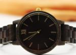 Unique Day Date Wooden Wrist Watch ATM Water Resistant Support OEM