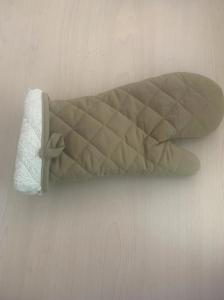 Quality Custom Design Soft Heat Resistant Cotton Oven Glove Oven Mitt wholesale
