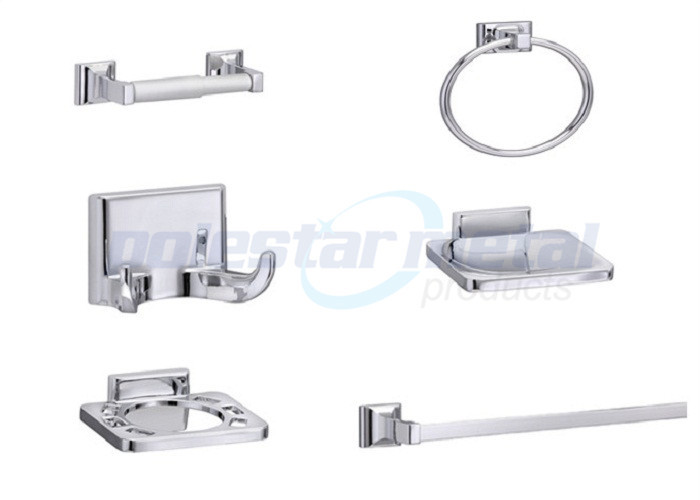Hotel Bathroom Hardware Accessories 18" Polished Chrome Polished Brass Towel Bar