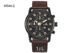 Classic Men's Quartz Watch BARIHO Analog Wristwatch Leather Strap M544