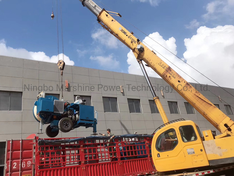 Transmission Line Cable Tension Stringing Equipment Diesel Engine Hydraulic Tensioner