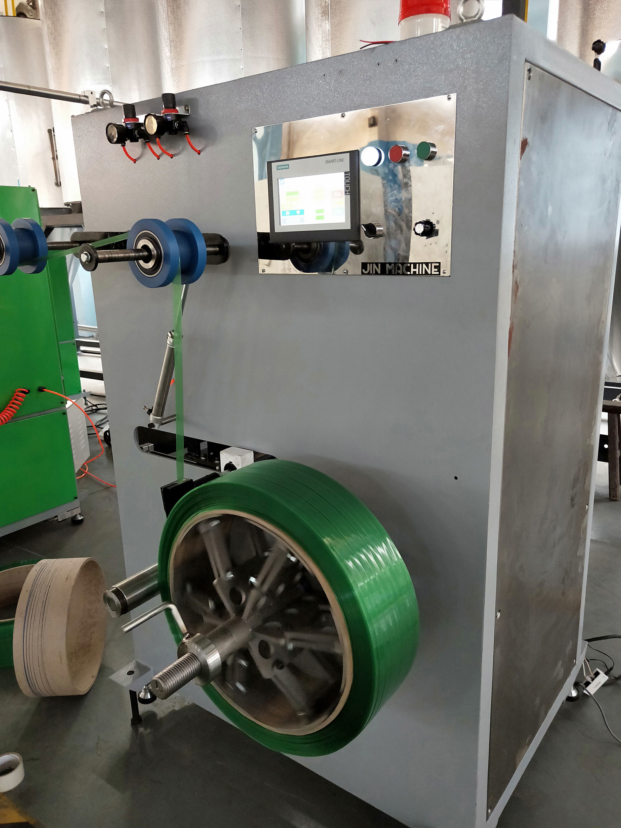 250kg/H Bottle Flake Pet Strap Production Line single screw