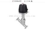 Donjoy Pneumatic angle seat valve with tri calmp for 180°C Steam